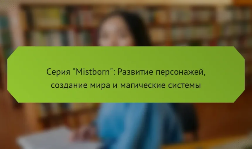 Серия “Mistborn”: Развитие персонажей, создание мира и магические системы
